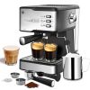 Geek Chef Espresso and Cappuccino Latte Maker 20 Bar Pump Coffee Machine Compatible with ESE POD capsules filter;  950W;  1.5L Wate