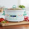 Meandering Geo 6-Quart Digital Slow Cooker