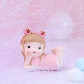 Philharmonic Allen Prince Cake Decorating Piece Resin Artifact Birthday Cute Party Decoration (Option: Princess-Sleep)