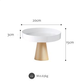 Ins Style Cake Tray Nordic Style Photo Prop Tray Wedding Dessert Table Cake Stand Tall Jewelry Tray (size: Small)