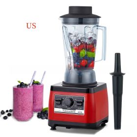 High Horsepower And High Performance Commercial Blender (Option: Red-A8700-US)