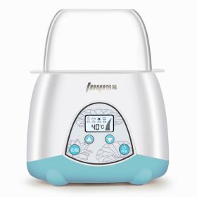 Thermostatic Baby Bottle Hot Breast Milk Heater (Option: Blue LCD Model-220V US)