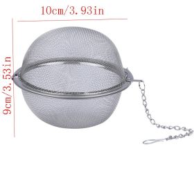 1pc/3pcs; Stainless Steel Seasoning Ball; Household Tea Ball (color: Big)